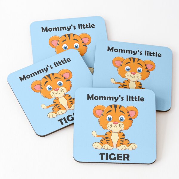 Item preview, MOMMY'S LITTLE TIGER - BLUE designed and sold by Danicus666.
