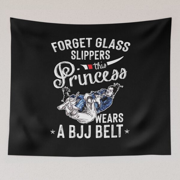 Item preview, Forget Glass Slippers Princess Wears BJJ Belt Jiu Jitsu Arts designed and sold by Dressed For  Duty.