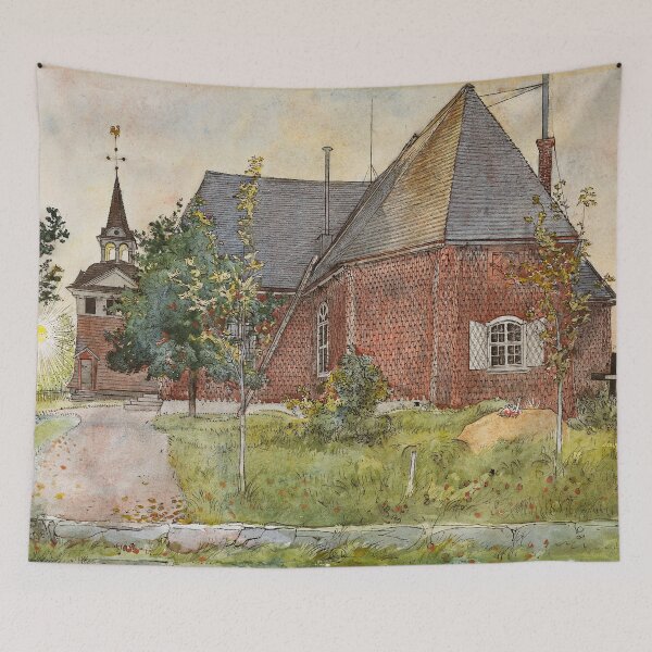 Item preview, Old Sundborn Church - Carl Larsson designed and sold by brushandframes.