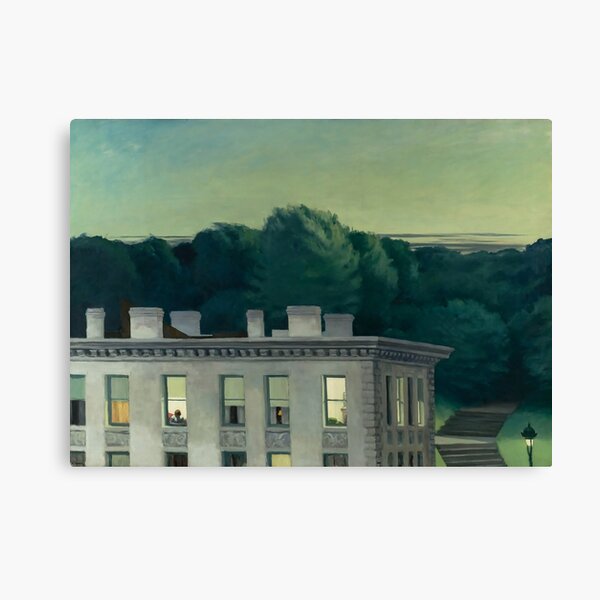 The House at Dusk Edward Hopper Canvas Print
