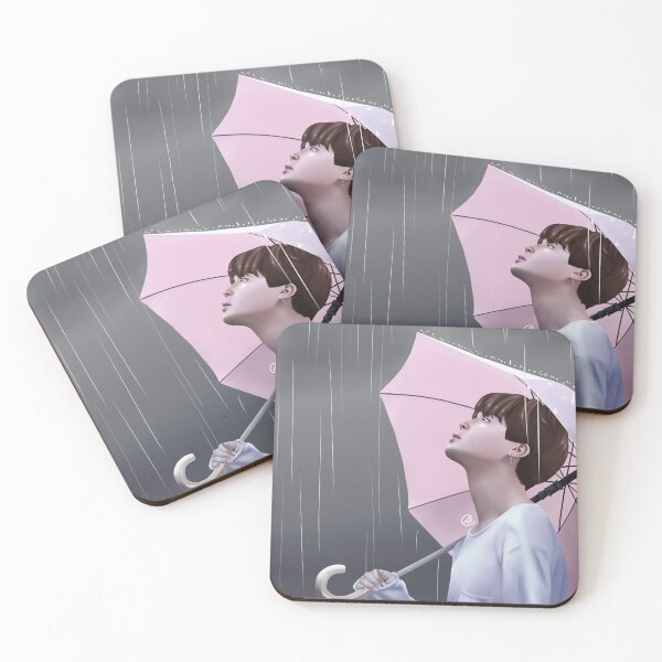Item preview, park jimin in the rain designed and sold by scribblin.