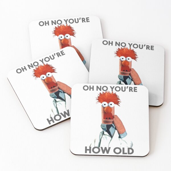 Item preview, Muppets Beaker Oh No You're How Old Birthday designed and sold by TaraSquires.