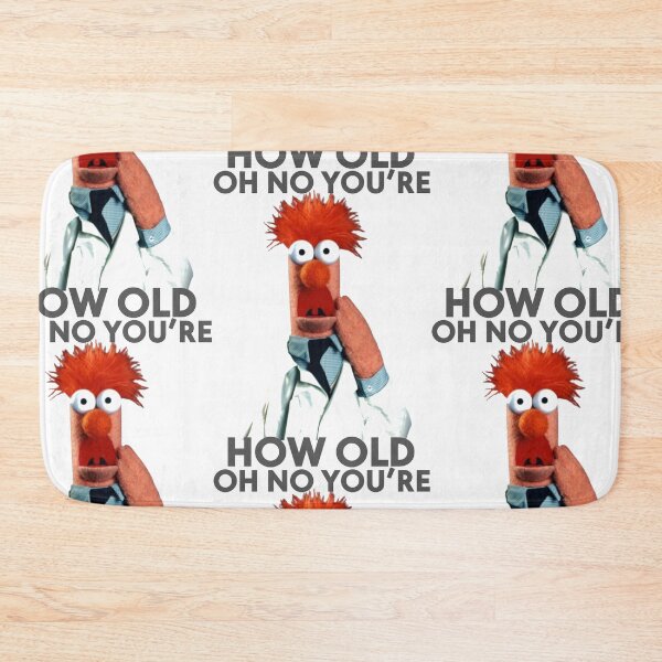 Item preview, Muppets Beaker Oh No You're How Old Birthday designed and sold by TaraSquires.