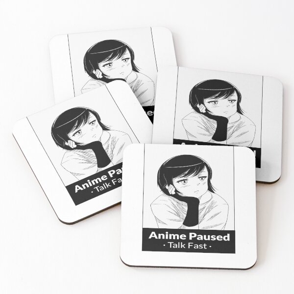 Item preview, Anime Paused Talk Fast Cute Girl with Short Hair designed and sold by LMcDs.
