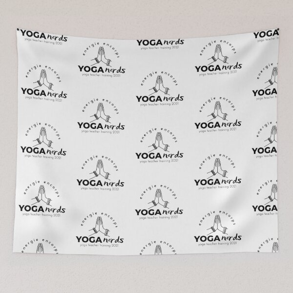 Item preview, Yoga Nerds (black) designed and sold by helpingyoushine.