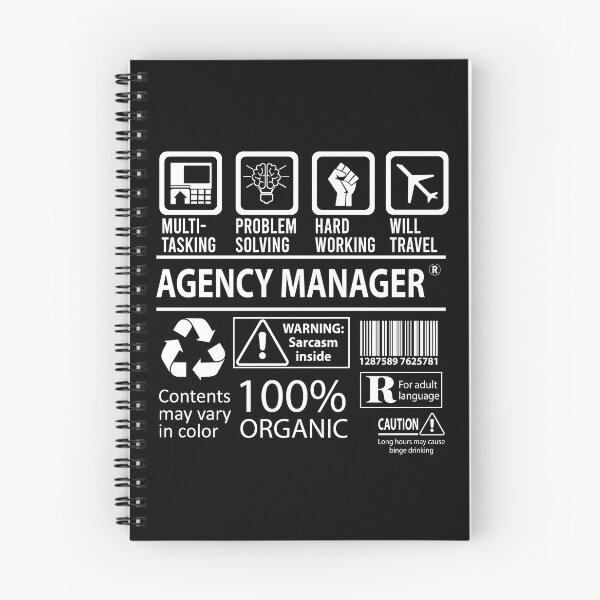 Item preview, Agency Manager T Shirt - MultiTasking Certified Job Gift Item Tee designed and sold by killingworthhi.