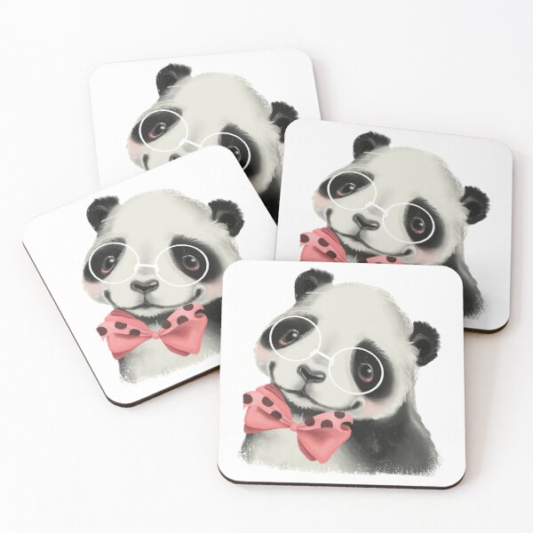 Item preview, panda watercolor portraits designed and sold by Hartics.
