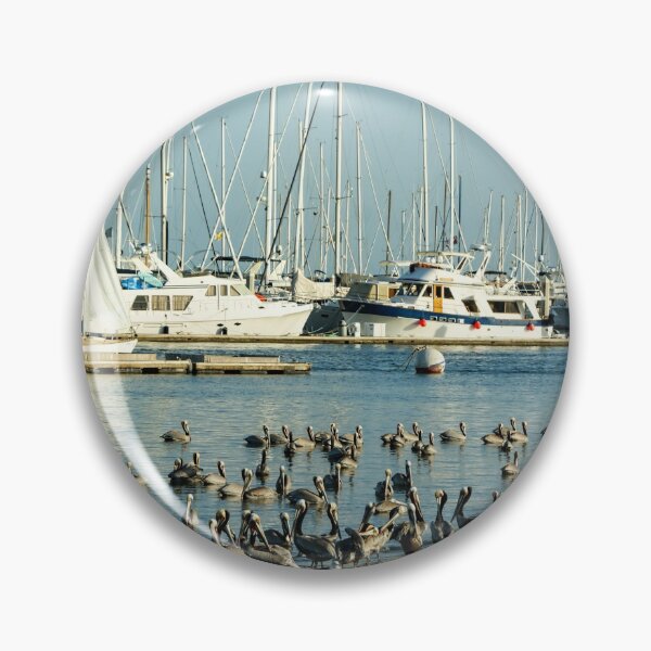 Item preview, Santa Barbara California Crowded Marina designed and sold by Georgia Mizuleva.