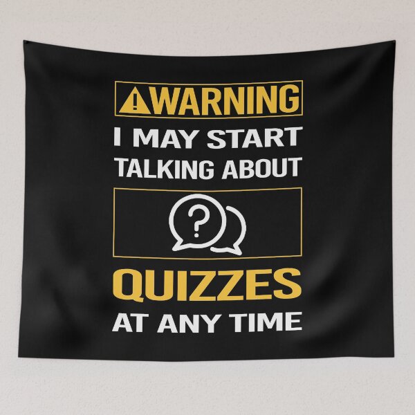 Item preview, Funny Warning Quizzes Quiz designed and sold by FulviaContreras.