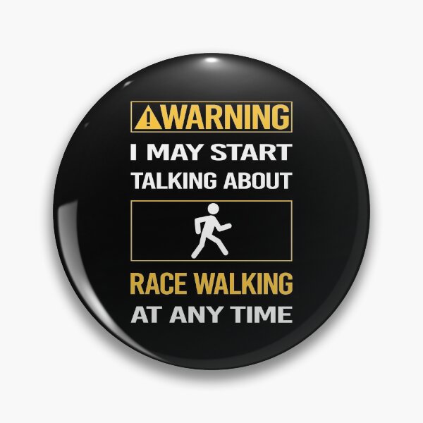 Item preview, Funny Warning Race Walking designed and sold by FulviaContreras.