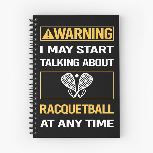 Item preview, Funny Warning Racquetball designed and sold by FulviaContreras.