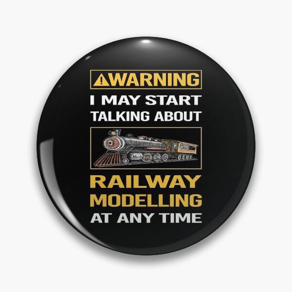 Item preview, Funny Warning Railway Modelling Model Railroading Train Trains designed and sold by FulviaContreras.