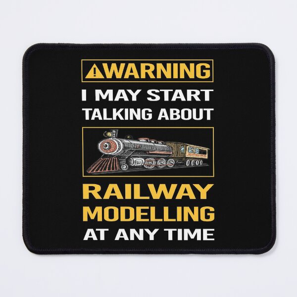 Item preview, Funny Warning Railway Modelling Model Railroading Train Trains designed and sold by FulviaContreras.