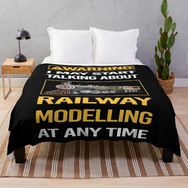 Item preview, Funny Warning Railway Modelling Model Railroading Train Trains designed and sold by FulviaContreras.