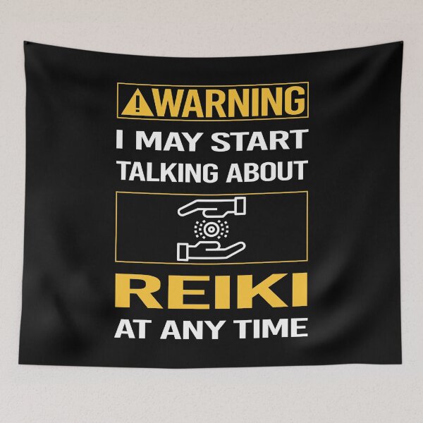 Item preview, Funny Warning Reiki designed and sold by FulviaContreras.