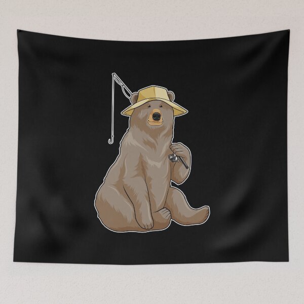 Item preview, Bear Angler Fishing rod Fishing designed and sold by Snabdesign84.