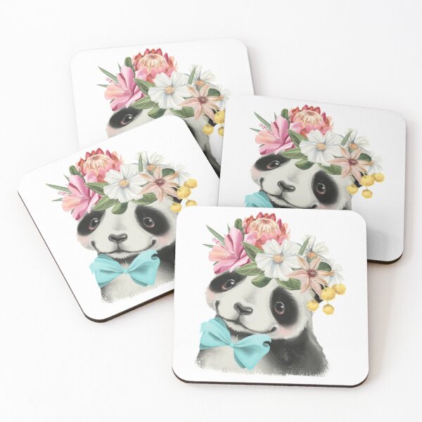 Item preview, panda watercolor portraits designed and sold by Hartics.