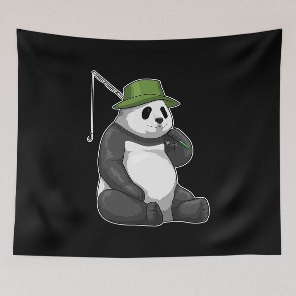 Item preview, Panda Angler Fishing rod Fishing designed and sold by Snabdesign84.