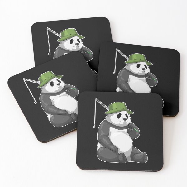 Item preview, Panda at Fishing with Fishing rod designed and sold by Snabdesign84.