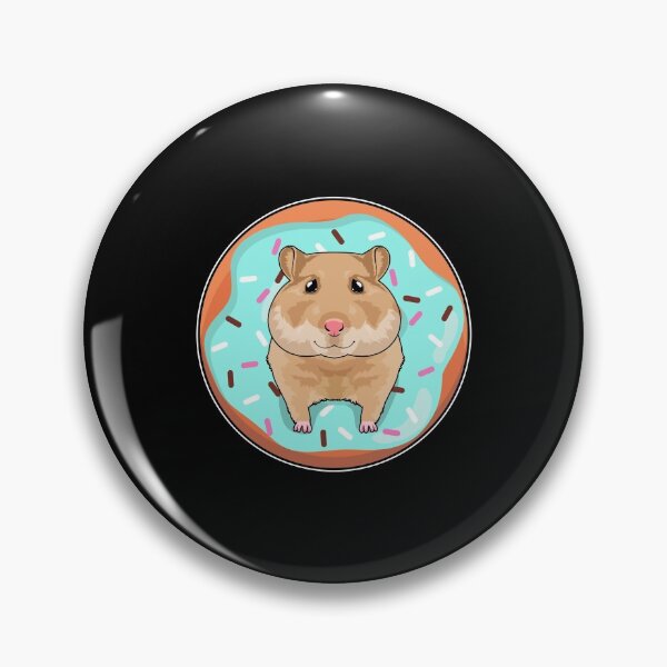 Item preview, Hamster with Donut designed and sold by Snabdesign84.