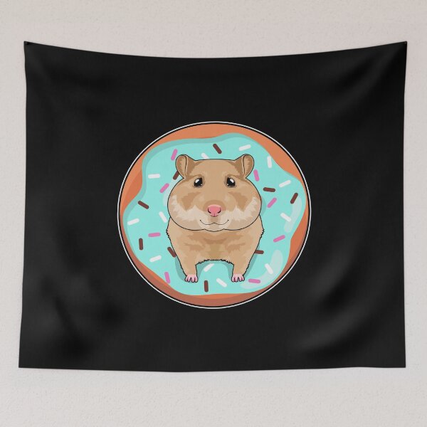 Item preview, Hamster with Donut designed and sold by Snabdesign84.