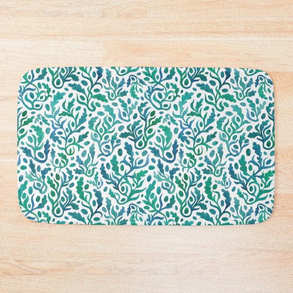 Item preview, Botanical swirls (white background) designed and sold by adrstefanska.