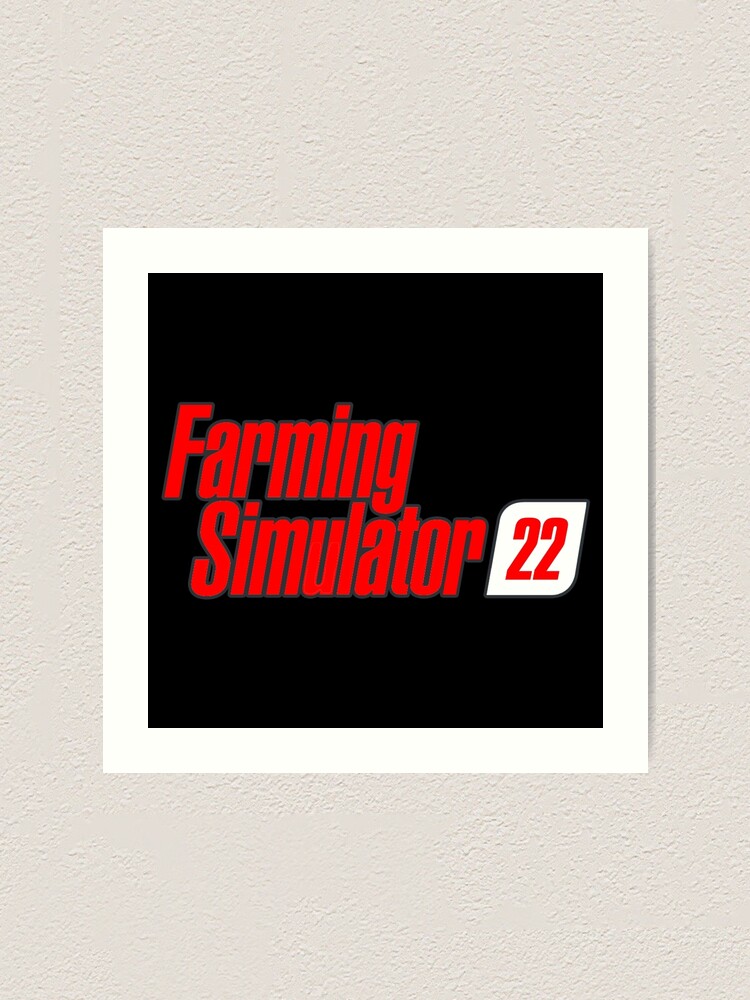 Farming Simulator 22 Logo Art Print By Ruwans Redbubble 4204