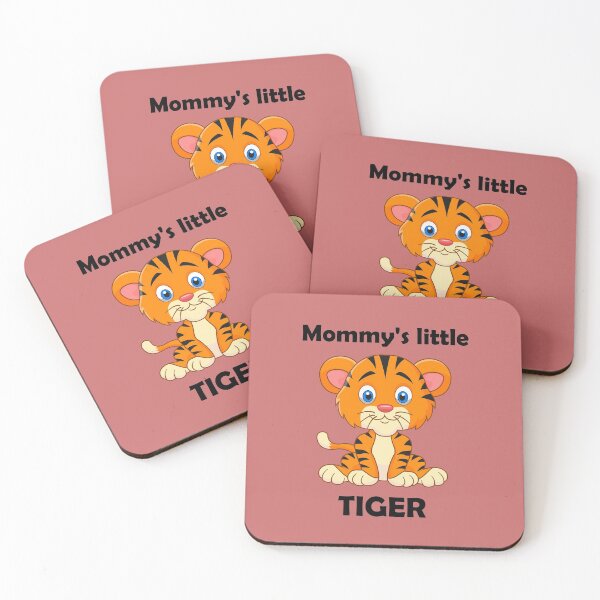 Item preview, MOMMY'S LITTLE TIGER - PINK designed and sold by Danicus666.