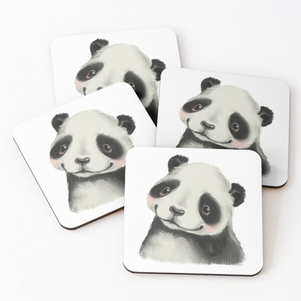 Item preview, panda watercolor portraits designed and sold by Hartics.