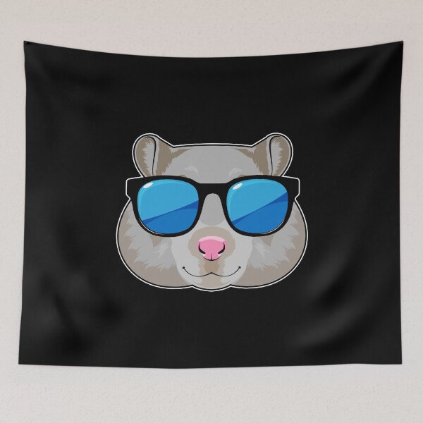 Item preview, Hamster with Sunglasses designed and sold by Snabdesign84.
