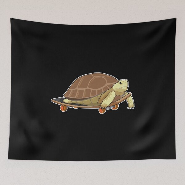 Item preview, Turtle as Skater with Skateboard designed and sold by Snabdesign84.