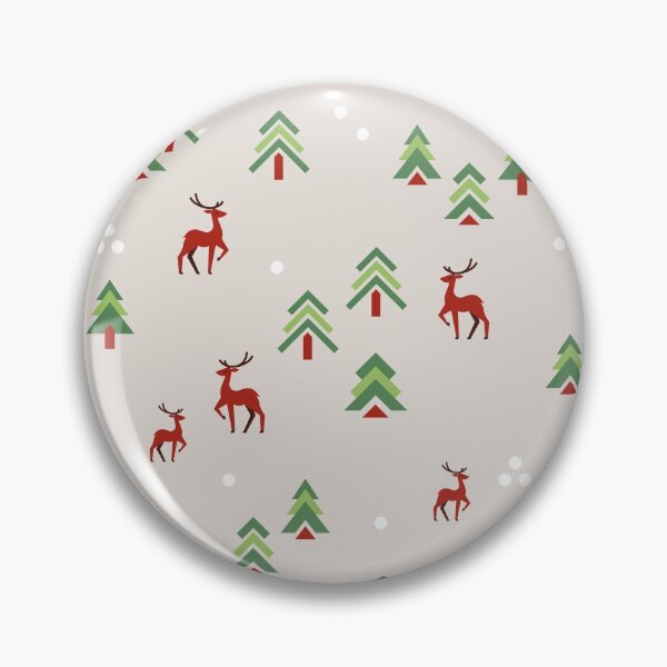Item preview, Minimalistic Christmas Pineforest with Deer designed and sold by Melissa Plugge-Dekker.