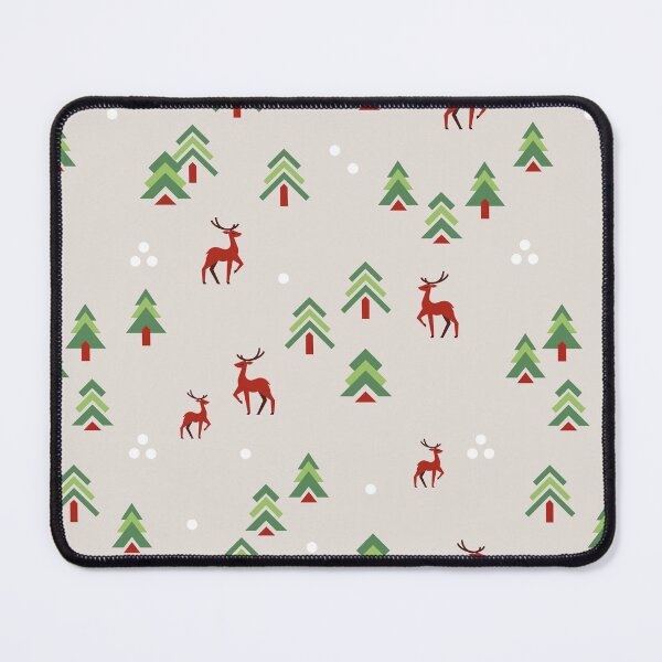 Item preview, Minimalistic Christmas Pineforest with Deer designed and sold by Melissa Plugge-Dekker.