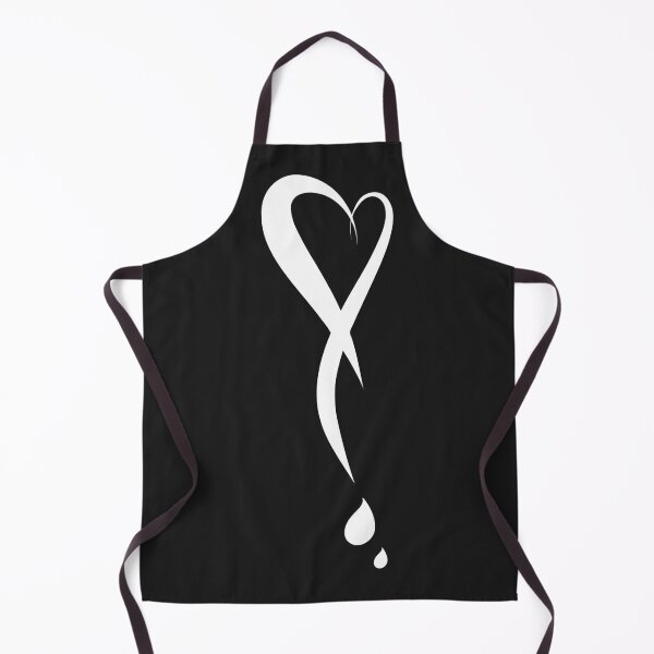 Item preview, Heart as exclamation point, bleeding heart, hand drawn/hand painted designed and sold by funnycolors.