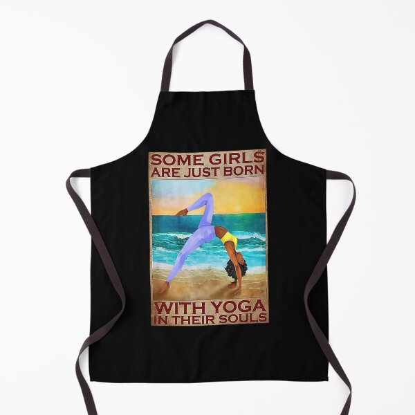 Artikelvorschau, Manche Mädchen sind gerade mit Yoga in ihrer Seele geboren - Black Girl Yoga On Sea - Black Girl Namaste Yoga entworfen und verkauft von douglasNVD.