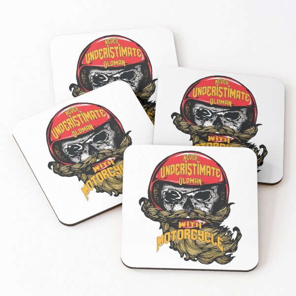 Item preview, Never Underestimate old man with motorcycle designed and sold by Etern.