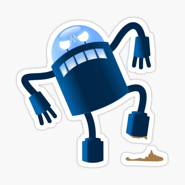 Item preview, Robot Stepped In Poo | Kids Robot Shirt designed and sold by FunnyAddicting.