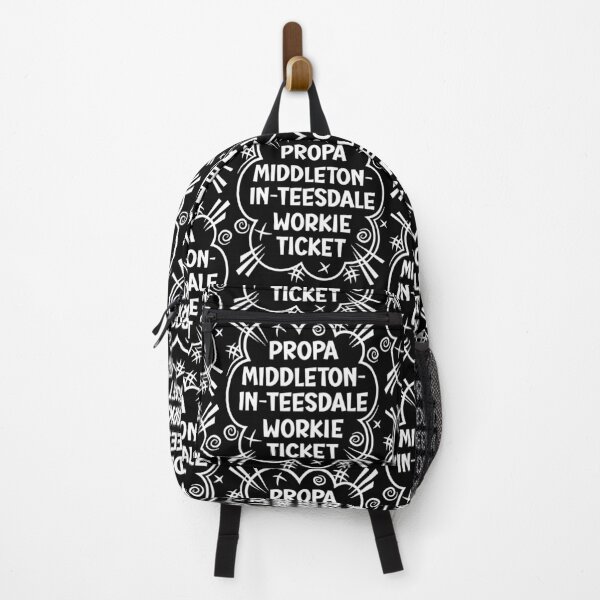 Item preview, PROPA MIDDLETON-IN-TEESDALE WORKIE TICKET a cheeky design for people from Middleton-in-Teesdale in the North East of England designed and sold by robimerch.