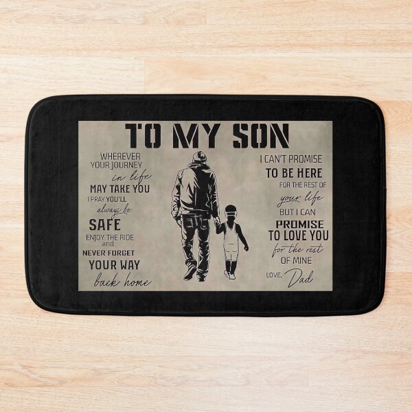 Item preview, To My Son Wherever Your Journey In Life - Dad And Son Wrestling Poster Gift designed and sold by douglasNVD.