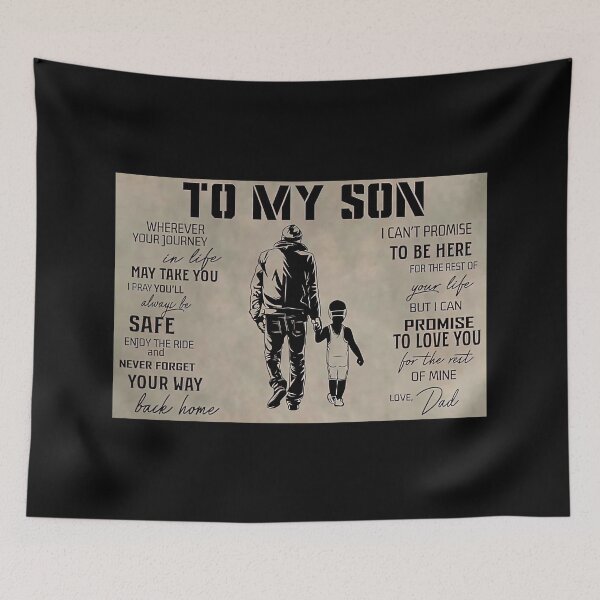 Item preview, To My Son Wherever Your Journey In Life - Dad And Son Wrestling Poster Gift designed and sold by douglasNVD.