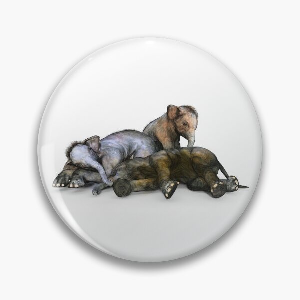 Item preview, Baby Elephant Plays as Mom And Dad Sleep designed and sold by scrolla.