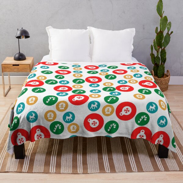 Item preview, Be merry and bright holiday icons seamless pattern. designed and sold by PeonyPeak.
