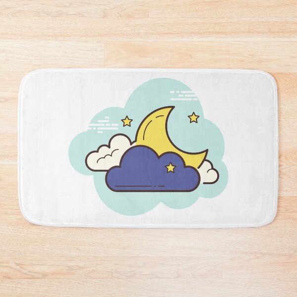 Item preview, Cloudy night with moon designed and sold by AHthatIsNice.