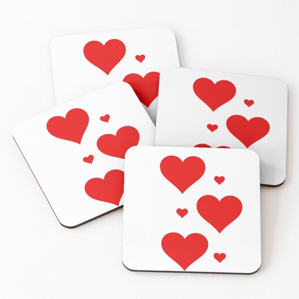 Item preview, Valentine's Day Hearts white designed and sold by VJKTees.