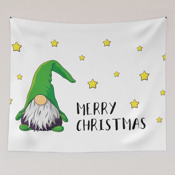 Artikelvorschau, Green Christmas Gnomes entworfen und verkauft von Typography & Streetwear.