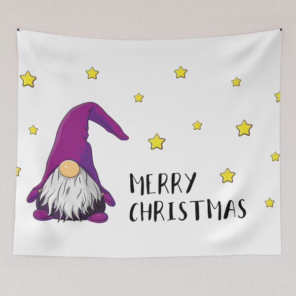 Artikelvorschau, Purple Christmas Gnomes entworfen und verkauft von Typography & Streetwear.