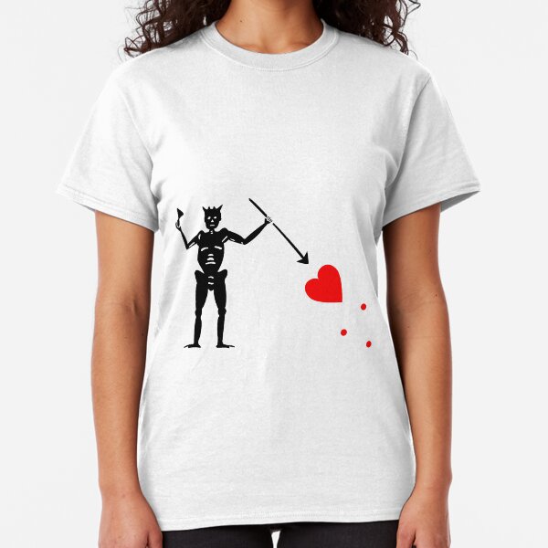 Pirate Flag Blackbeard Edward Teach Classic T-Shirt