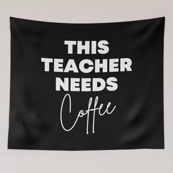 Item preview, This Teacher Needs Coffee, Teacher Gift, Funny Teacher, Teacher Appreciation, Gift for Teacher, Teacher Gift, Coffee Teacher designed and sold by cutequirkystuff.