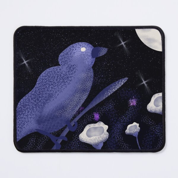 Item preview, bird moon reflection designed and sold by Lumimango.