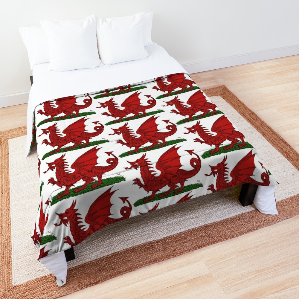 Red Dragon of Wales Comforter